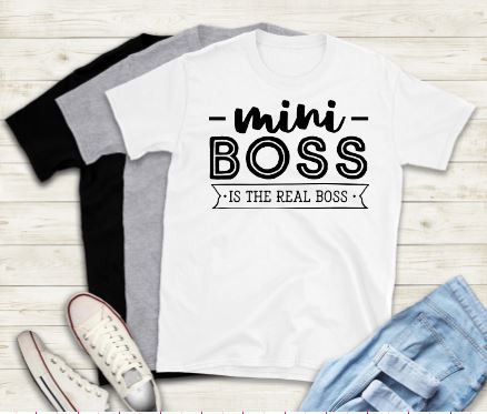 mini boss tshirt
